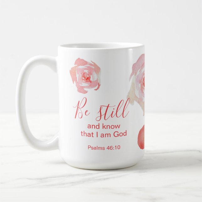 Var stilla och känn Personligen för skriptfel Kaffemugg (Vänster)