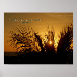 Var stilla och känn poster