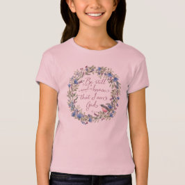 Var stilla och känn - PS 46:10 Tee Shirt