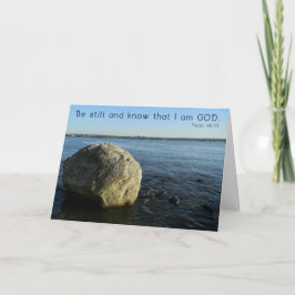 Var stilla och känn - vårdkort och visitkort kort