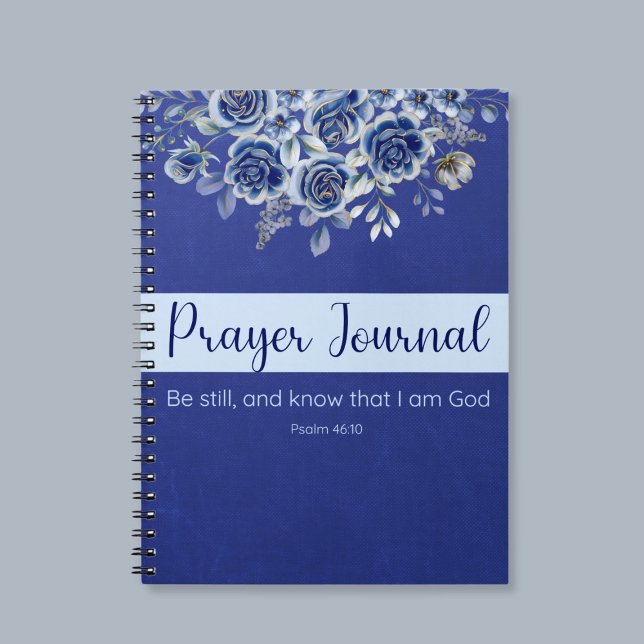 Var stilla och Know Prayer Journal Spiral bärbar d Anteckningsbok (Skapare uppladdad)