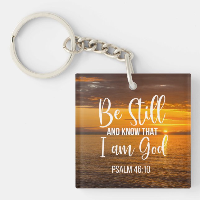 Var stilla och veta att jag är Gud (Framsidan)