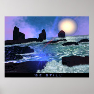 Var stilla poster