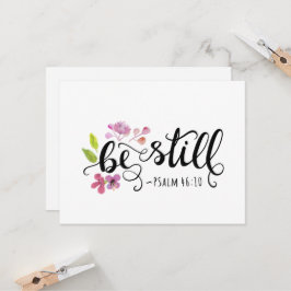 Var stilla - Psalm 46:10 får bra kort