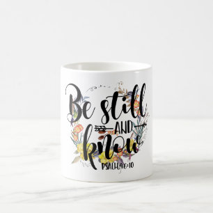 VAR STILLBILDEN OCH VET - PSALM40:10 KAFFEMUGG