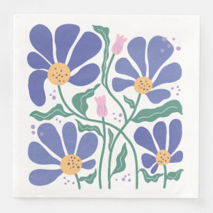 Var stolt över dina framsteg - Boho-Blommigten Pappersservett