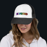 Var stolt över HGBT Gay pride Keps<br><div class="desc">Var stolt: ett positivt och upplyftande budskap skrivet i regnbåge färg.</div>