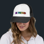 Var stolt över HGBT Gay pride Keps<br><div class="desc">Var stolt: ett positivt och upplyftande budskap skrivet i regnbåge färg.</div>