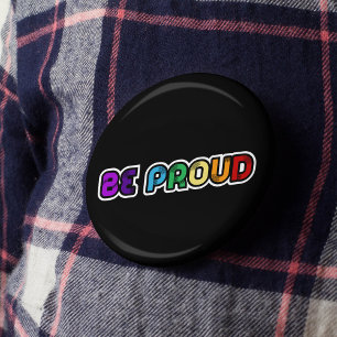 Var stolt över HGBT Gay pride Knapp