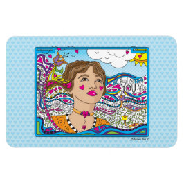 Var stolt över vem du är_Flex Magnet 6"x4"