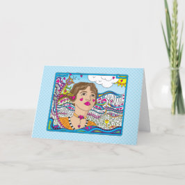 Var stolt över vem du är_Hälsning Kort