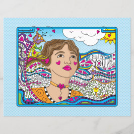 Var stolt över vem du är_Papper Lakan 11" x 8,5"