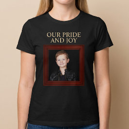 Vår stolthet och glädje Personlig barnfoto T Shirt