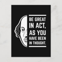 Var Stor I Skådespeleri Shakespeare Thespian Citat
