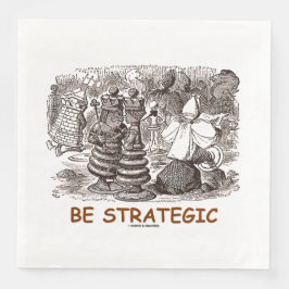 Var strategisk genom det Tittar glaset Pappersservett