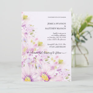 Vår Summer Blommigt Boho Garden Inbjudningar