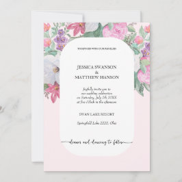 Vår Summer Blommigt Boho Garden Inbjudningar