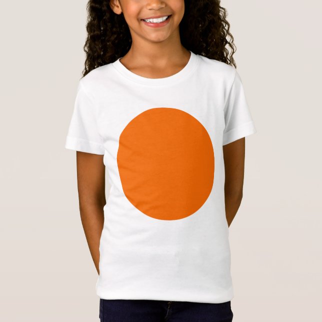 Vår Summer Färg Tangelo T Shirt (Framsida)
