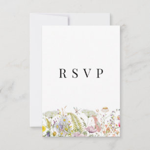 Vår Summer WildblomBeige Boho OSA kort