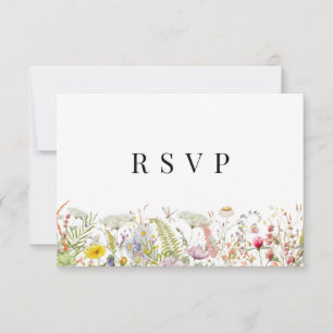 Vår Summer WildblomBeige Boho OSA kort