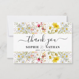 Vår Summer Wildblomma | Tack för kortet Kort