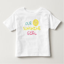 Vår Sunshine Girl Småbarn Shirt