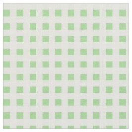 Vår Sunshine Grönt White Check Mönster Tyg