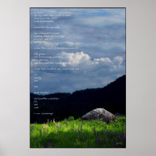 Vår Symphony - se cummings dikt poster