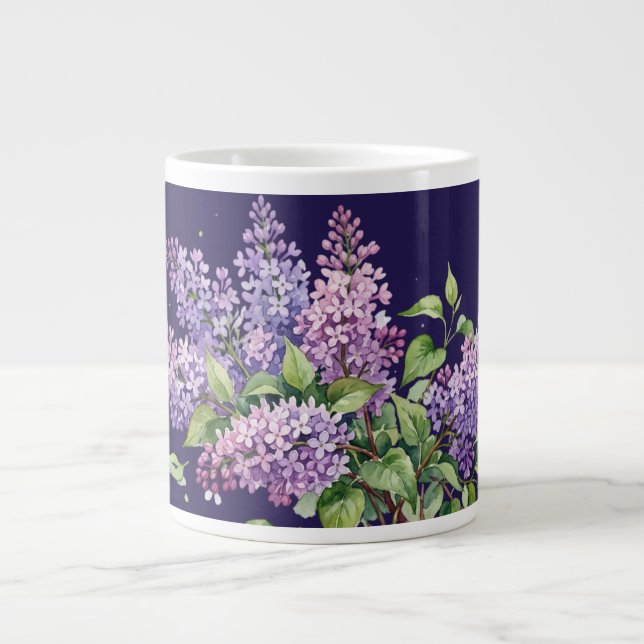 Vår syren Specialmugg Jumbo Mugg (Framsidan)