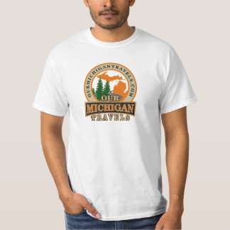 Vår t-skjorta TS1 för logotyp för Michigan resor T Shirt