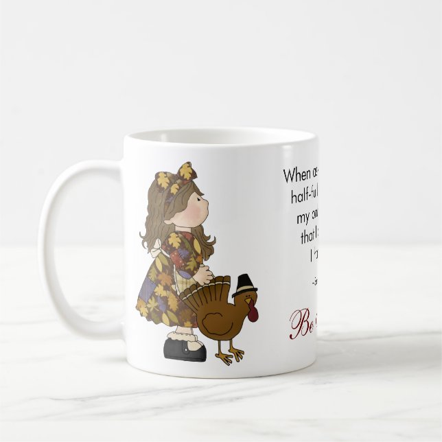 Var tacksam kaffemugg (Vänster)