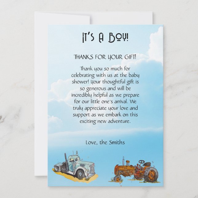 Vår tacksamhet tack kort (Framsida)