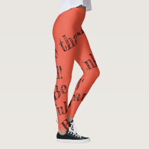 Var tacksamma Thanksgiving Leggings