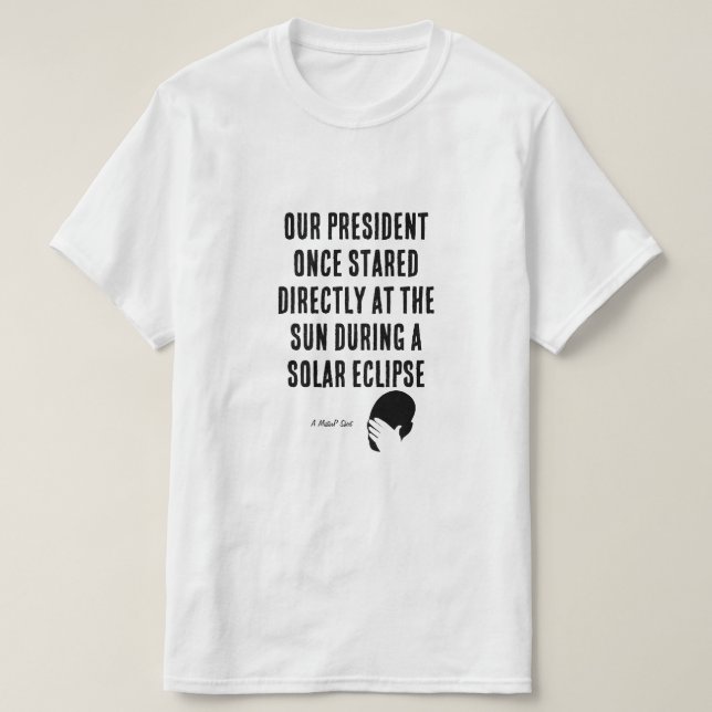 Vår talman (ansikte handflatan) - En minister i Sh T Shirt (Design framsida)