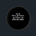 Var tålmodig om jag har ett orritabelt Bowelsyndro Knapp<br><div class="desc">Var tålmodig om jag har irritabel Bowelsyndrom,  tarm,  syndrom,  ibs,  roligt,  sjukdom,  tarm,  medvetandegrad,  ibd,  ibs,  medvetenhet, färg, syndrom, irritabel, kroniska, ibd, kronisk, sjukdom, osynlig, sjukdom kronisk,  kronisk, smärta</div>