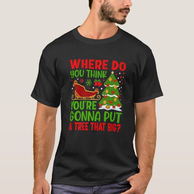 Var Tänka du ska lägga en Träd som Bi? T Shirt (Framsida)
