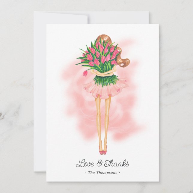 Vår Tea Party Tack Kort (Framsida)