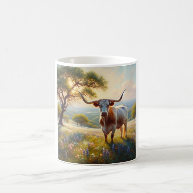 Vår Texas longhorn ko Kaffemugg (Center)