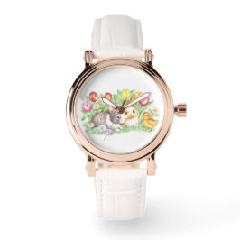 Vår Theme Bunnies Påsk Watch Armbandsur