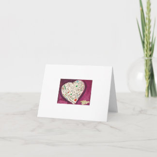 Var thouen som min vision noterar kortet kort