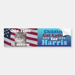 Vår tid är Meow - Cat Dam för Harris Bildekal