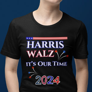 Vår tid Harris Walz 2024 T Shirt
