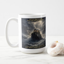 Vår tillflykt & styrka kaffemugg