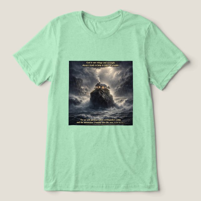 Vår tillflykt & styrka t shirt (Design Framsida)