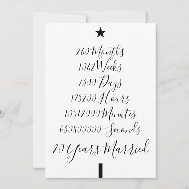 Vår tjugoårsjubileum i jul - 20:e årsdagen julkort (Framsida)