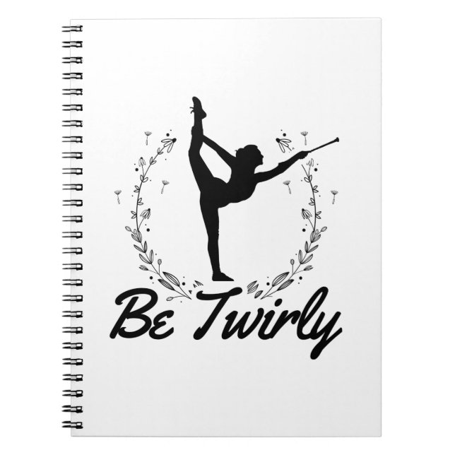 Var tråd | Baton Twirling Dancing Dance Gift Idea Anteckningsbok (Framsidan)