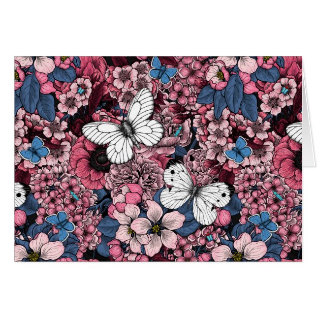 Vår trädgård hälsningskort (Framsidan Horizontal)