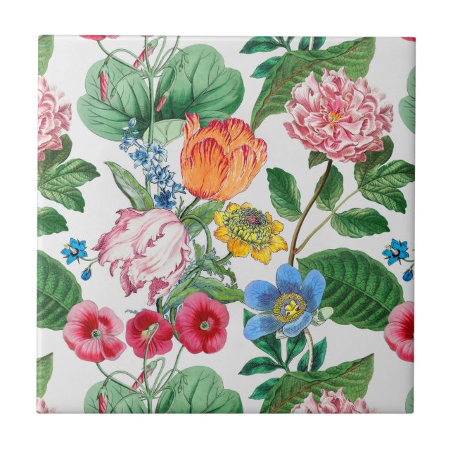 Vår trädgård kakelplatta (Framsidan)