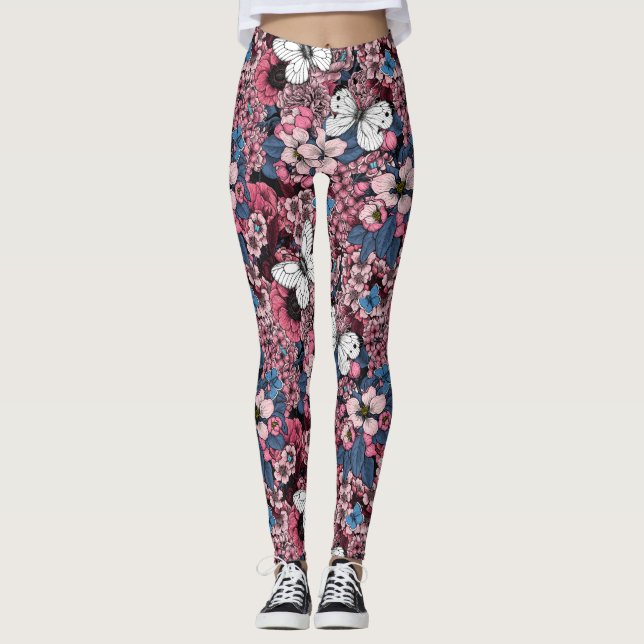 Vår trädgård leggings (Framsida)