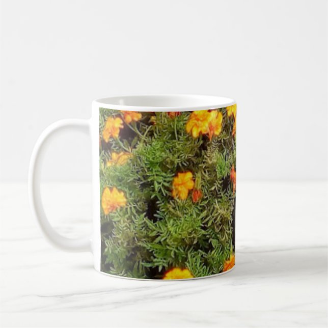 Vår trädgårdsblomma kaffemugg (Vänster)
